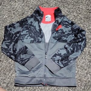 Nike Kids Camo Jacket - Black and Red